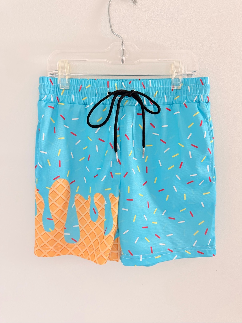 Boys Blue Ice Cream Drip Shorts